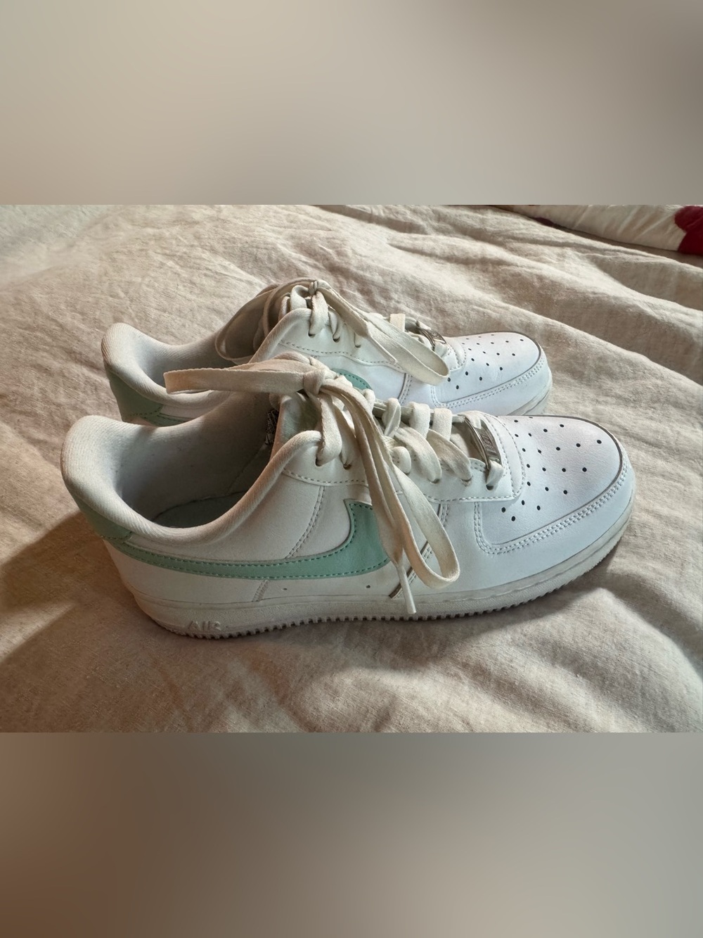Nike Air Force 1 with Mint Swoosh